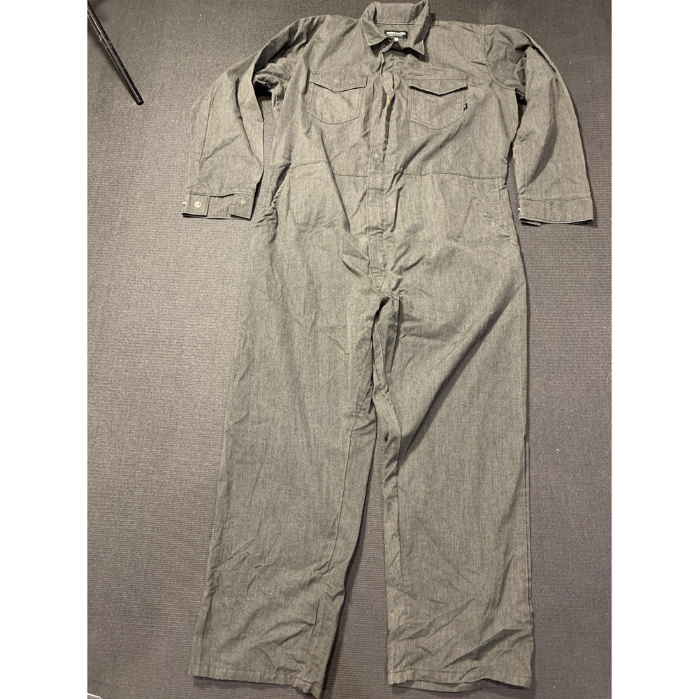 Carbon Armour Mens FR CAT 2 Coveralls Charcoal Gray Large New Without Tags